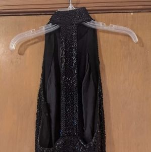 Vintage oleg cassini beaded gown